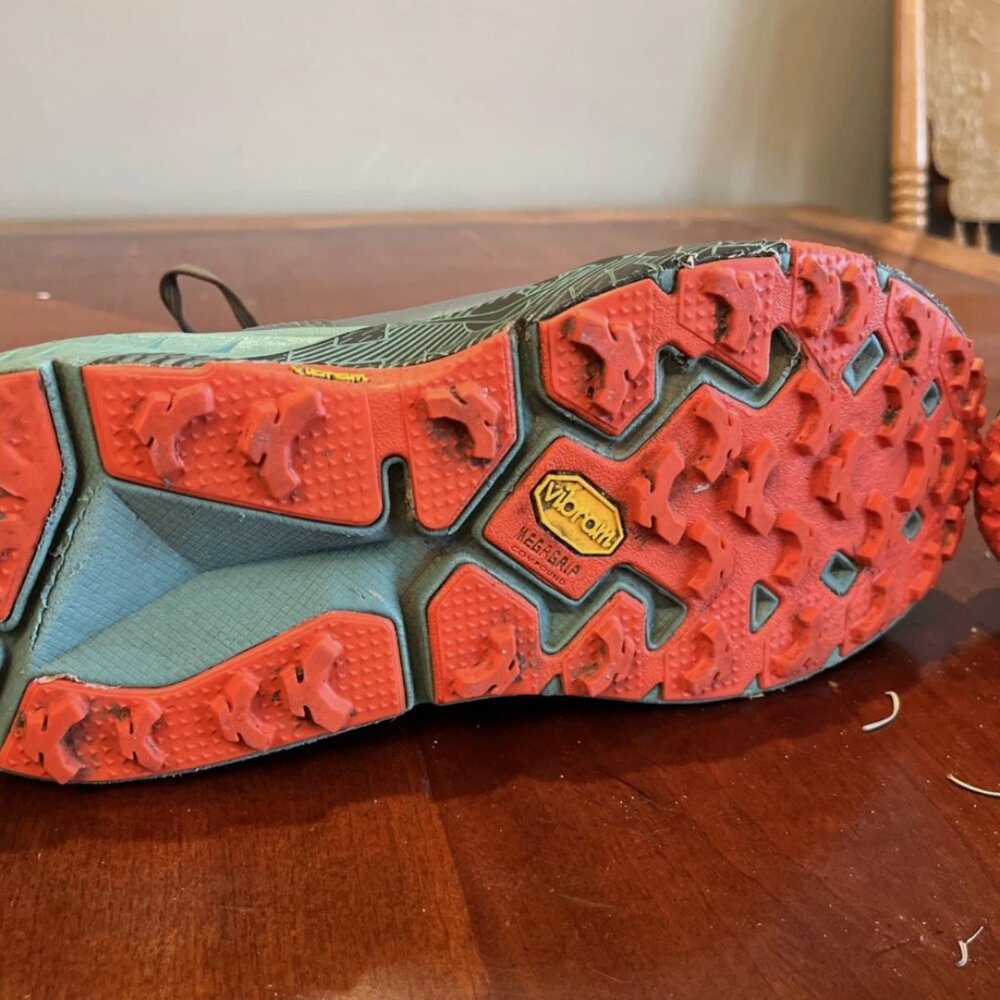 Hoka Speedgoat Mid 2 WP Stormy Weather Waterproof Hiking Sneakers Mens Size 9.5 - Picture 3 of 10